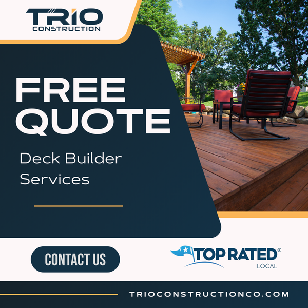 View of Deck Builder Services - Trio Construction - Trio Construction
